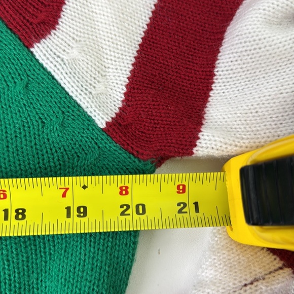 Bluenotes Men's Green Elf Ugly Christmas Holiday Sweater - Picture 4 of 7